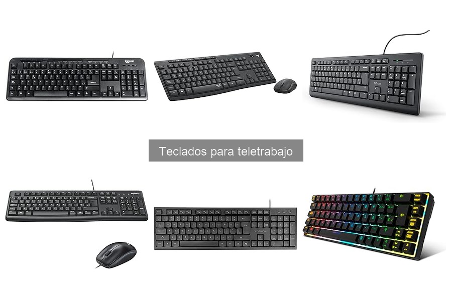 Mejores tiendas para comprar teclados de teletrabajo baratos