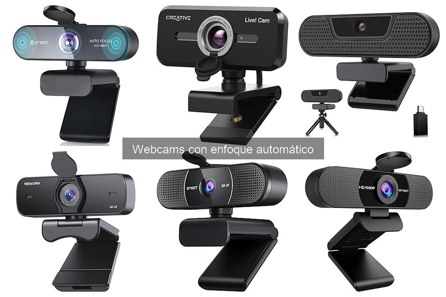 Mejores webcams con enfoque automático para streaming 2023