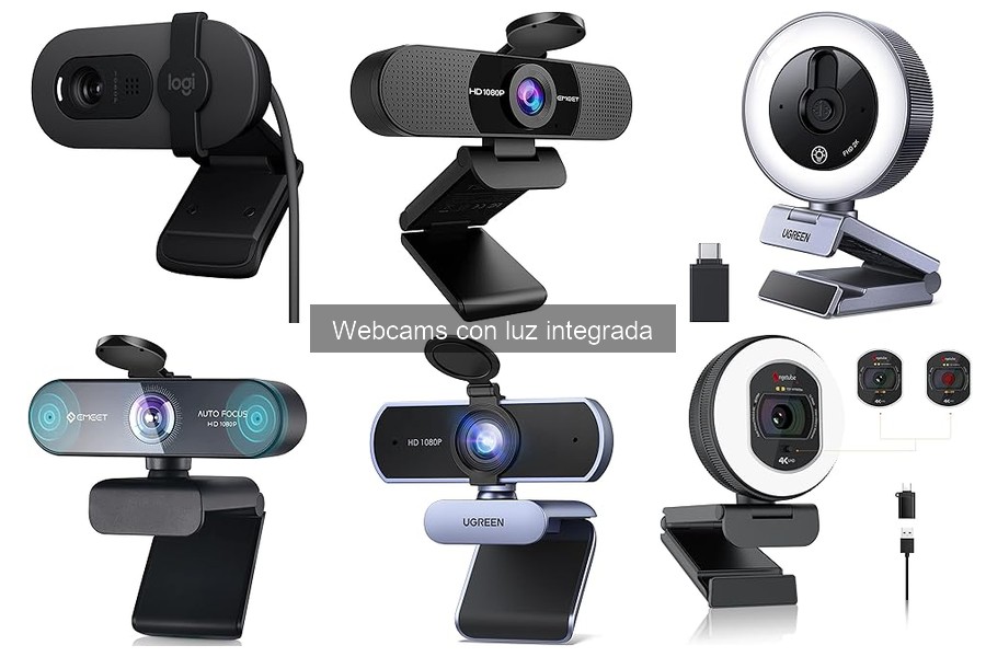 Mejores webcams con luz integrada para teletrabajo 2023