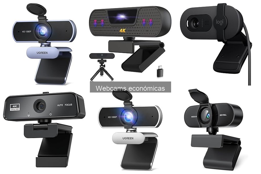 Mejores webcams económicas del 2023: comparativa y análisis
