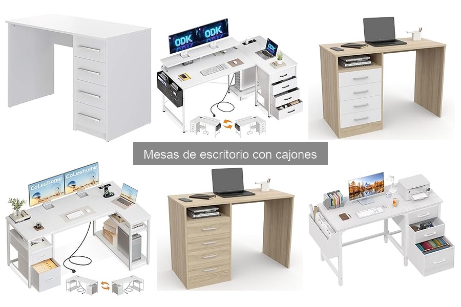 Mesas de Escritorio con Cajones: Funcionalidad y Características