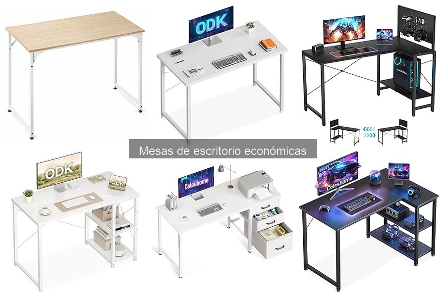 Ofertas y precios de mesas de escritorio económicas 2023