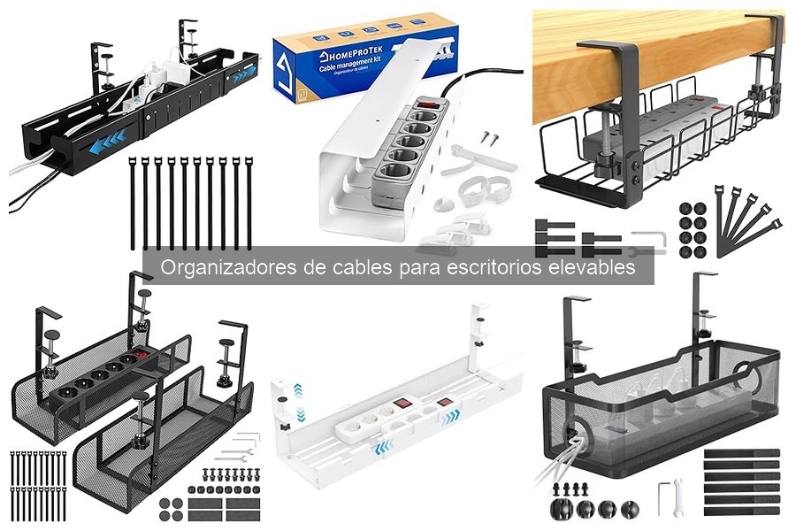 Ofertas y precios de organizadores de cables para escritorios