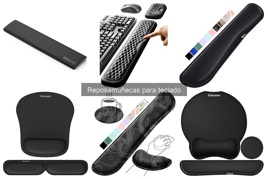 Opiniones de los reposamuñecas más populares para teclado