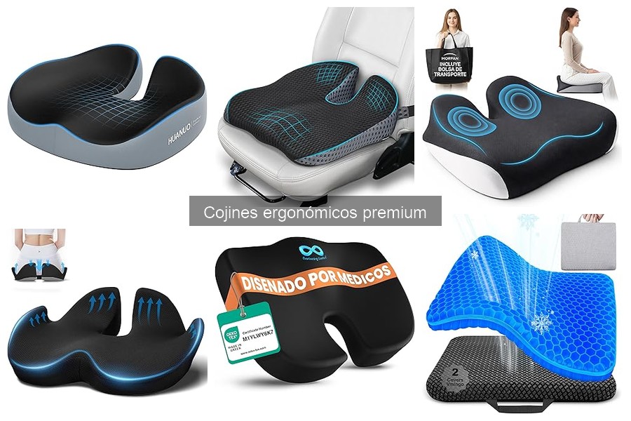 Opiniones de usuarios sobre cojines ergonómicos premium