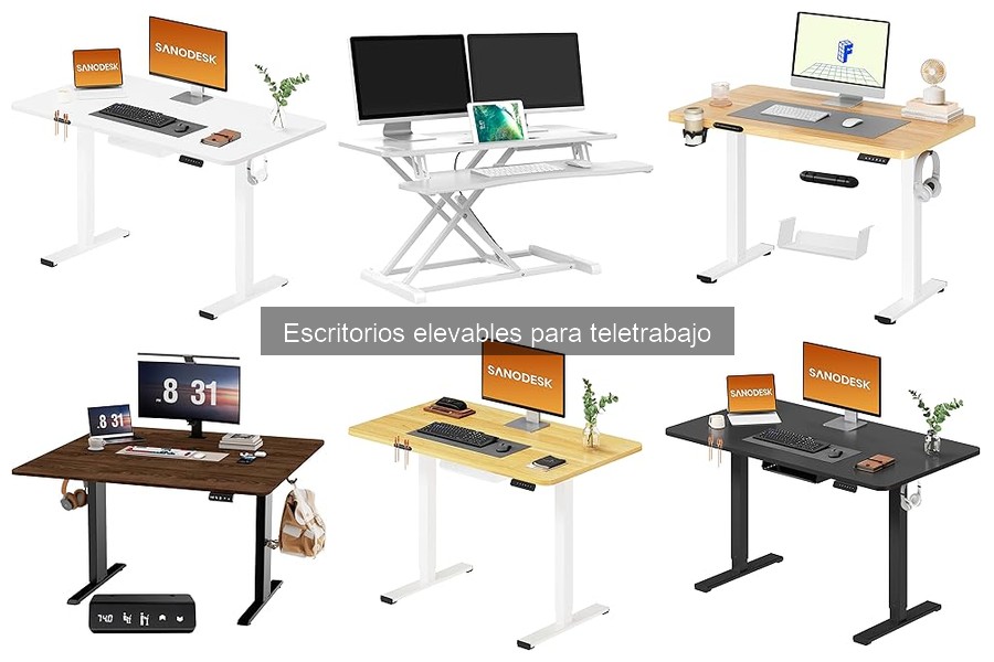 Opiniones de usuarios sobre escritorios elevables para teletrabajo