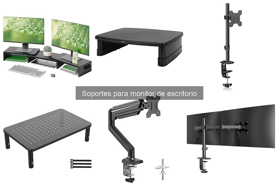 Opiniones de usuarios sobre soportes para monitor de escritorio