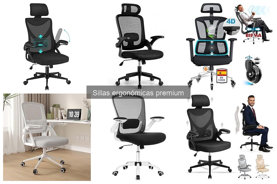 Opiniones sobre las Mejores Sillas Ergonómicas Premium