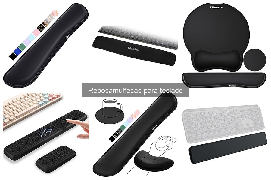 Opiniones sobre los mejores reposamuñecas para teclado
