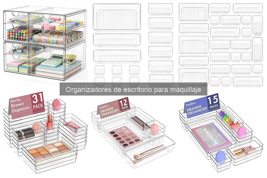 Opiniones sobre organizadores de escritorio para maquillaje