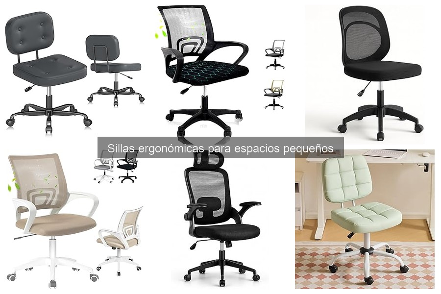 Opiniones sobre sillas ergonómicas para espacios reducidos