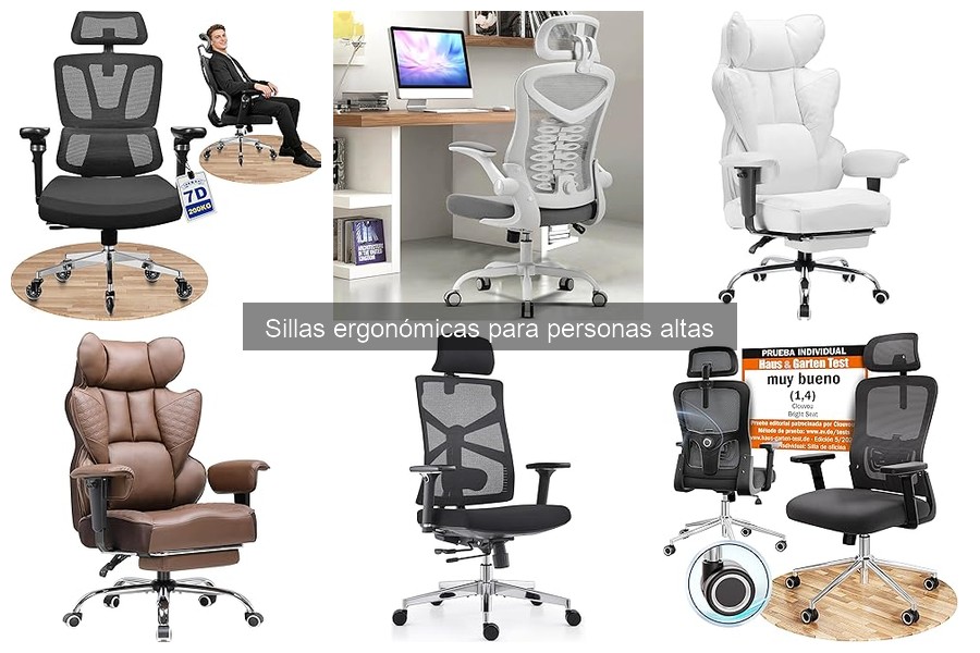 Opiniones sobre sillas ergonómicas para personas altas