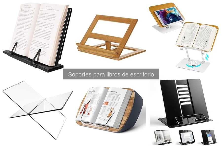 Opiniones sobre soportes para libros de escritorio