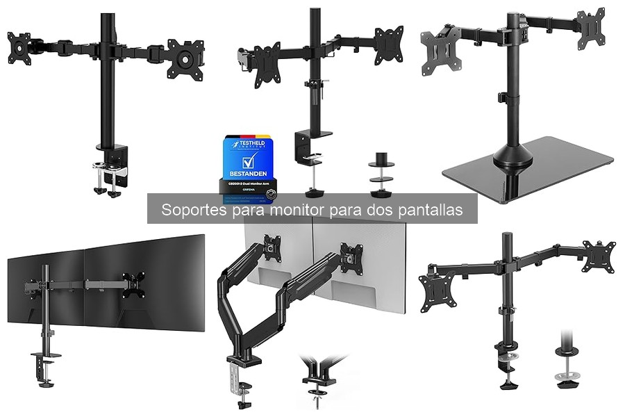 Opiniones sobre soportes para monitor de dos pantallas