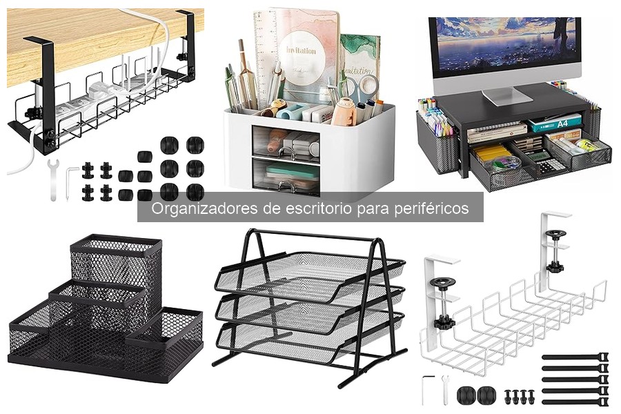 Organiza tu Escritorio con Estos Organizadores para Periféricos