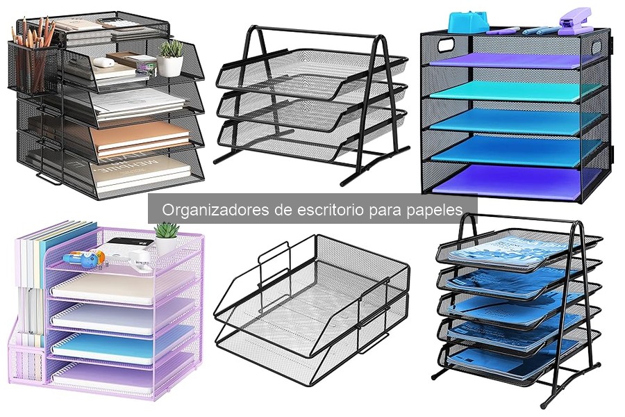 Organiza tus papeles eficientemente con un organizador de escritorio