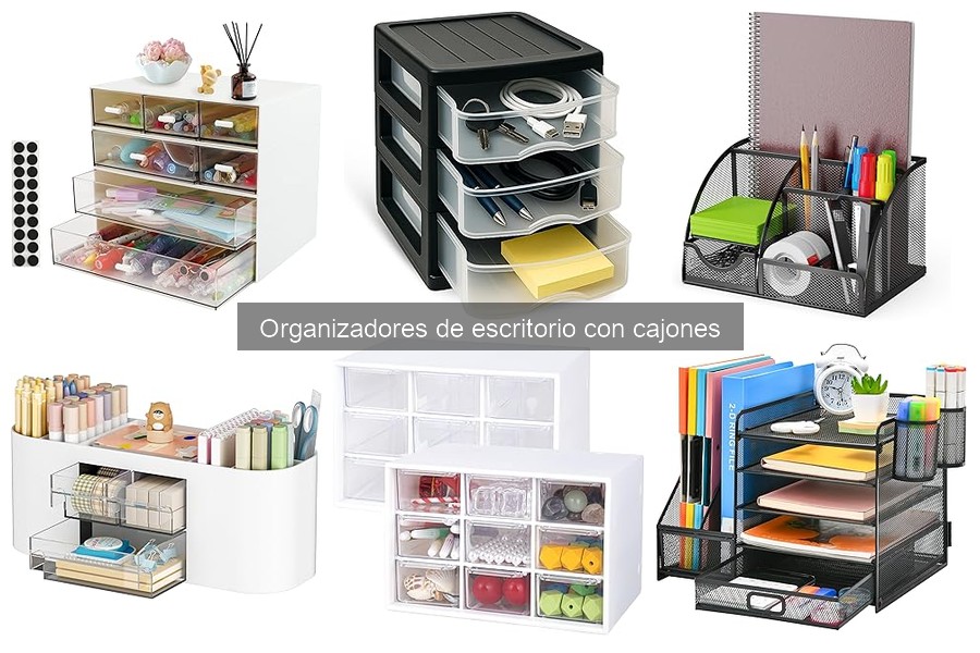 Personaliza tu organizador de escritorio con cajones