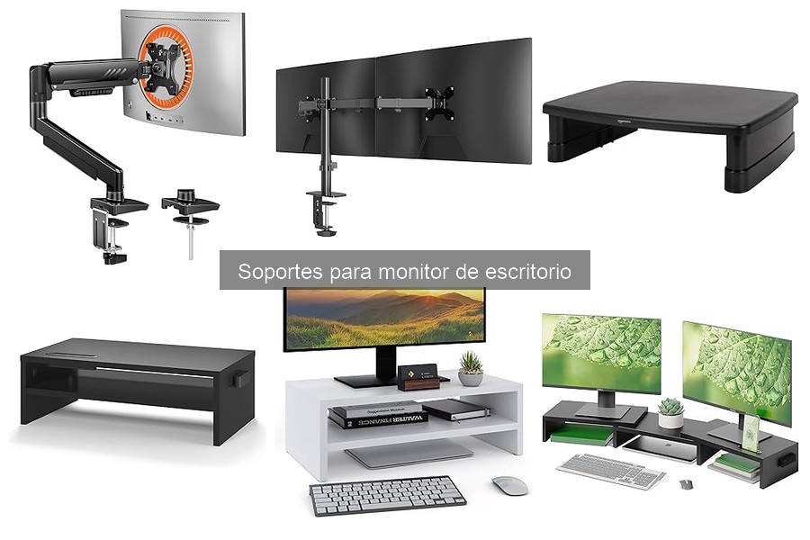 Personaliza tu soporte para monitor de escritorio fácilmente