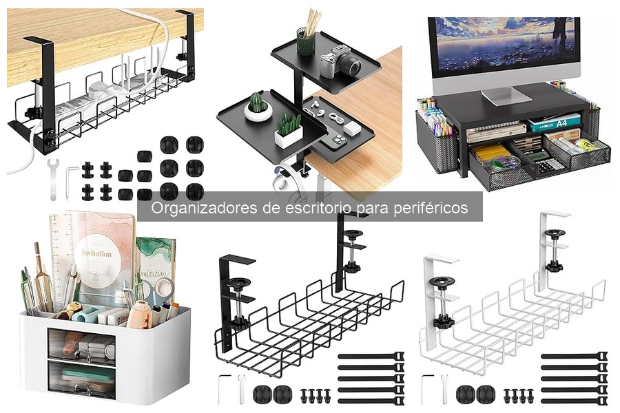 Precio promedio de organizadores de escritorio para periféricos