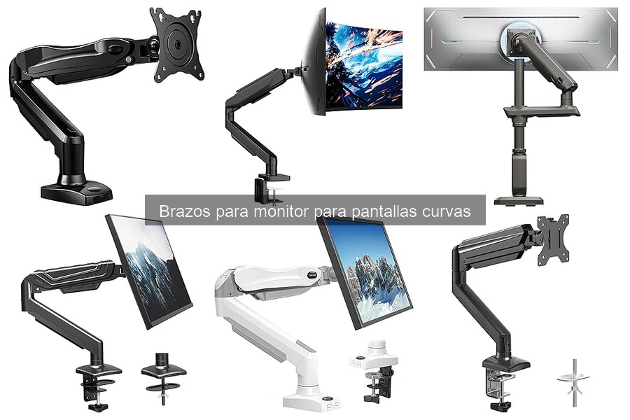 Precios de brazos para monitor curvo y dónde comprarlos