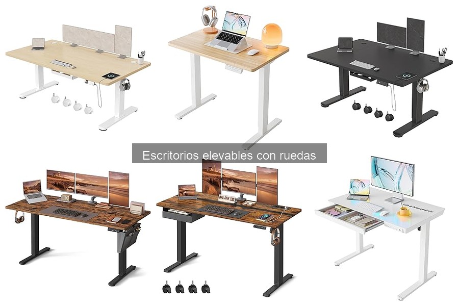 Precios de Escritorios Elevables con Ruedas en Amazon