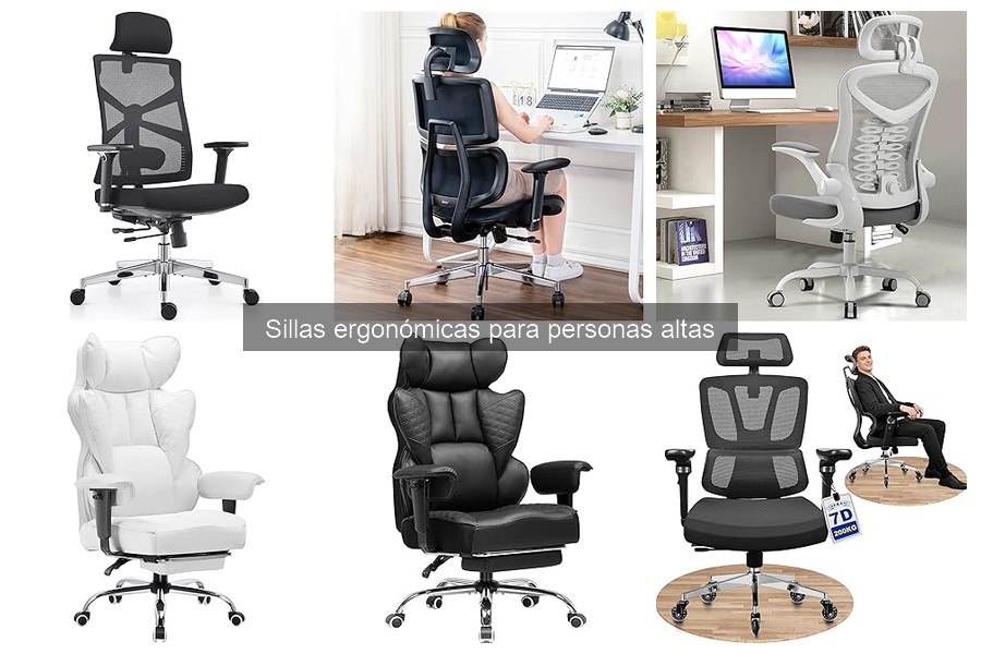 Precios y dónde comprar sillas ergonómicas para personas altas