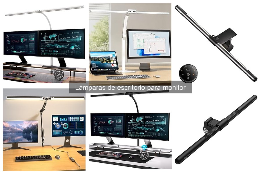 Preguntas frecuentes sobre lámparas de escritorio para monitor