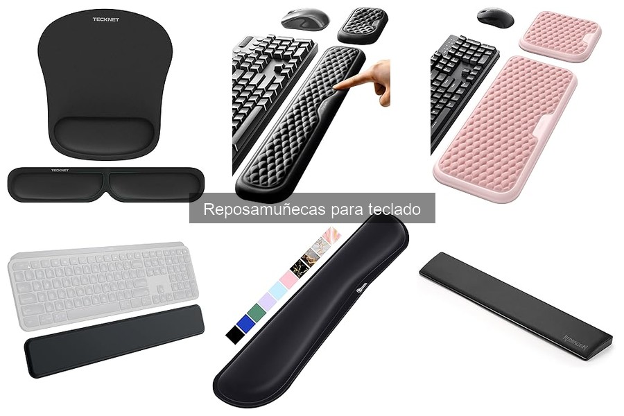 ** Problemas comunes al usar un reposamuñecas de teclado