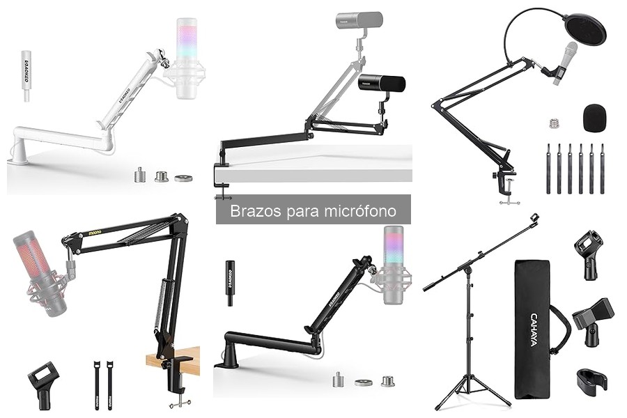 Problemas comunes con brazos para micrófono y soluciones