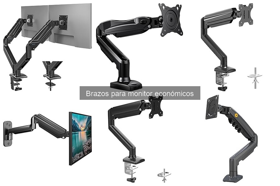 Problemas comunes con brazos para monitor económicos y soluciones