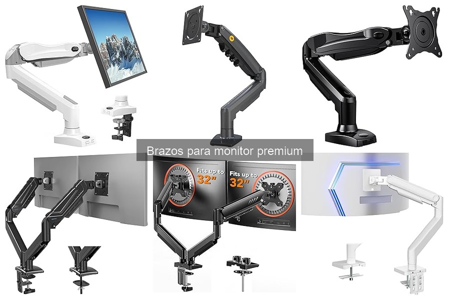 Problemas comunes con brazos para monitor premium