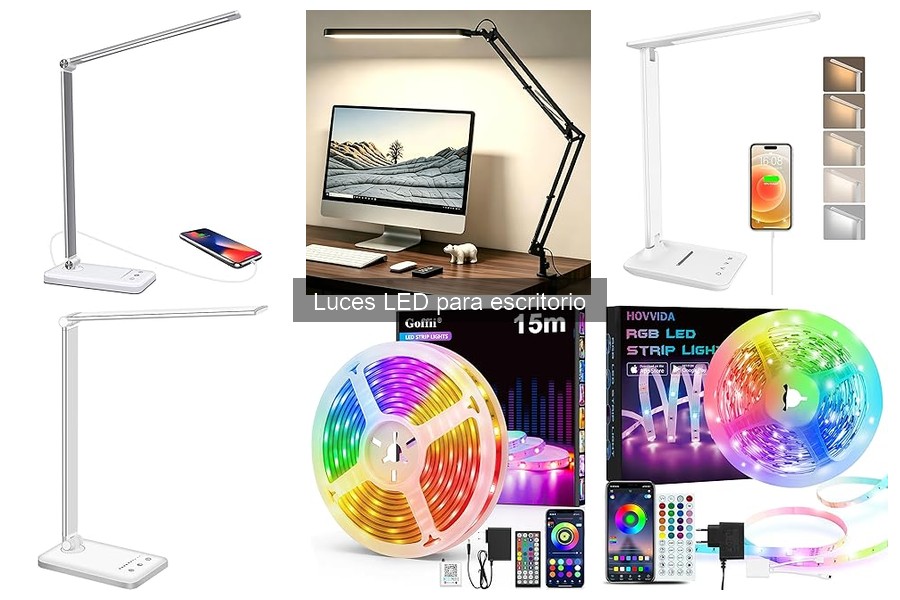 Problemas comunes con luces LED para escritorio y soluciones