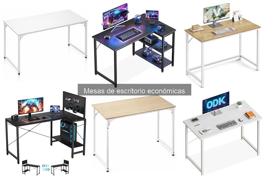Problemas comunes con mesas de escritorio económicas