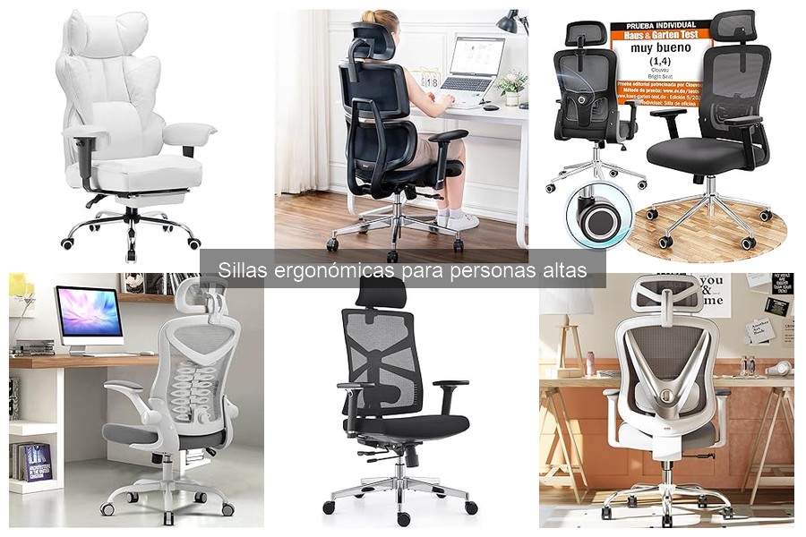 Problemas comunes con sillas ergonómicas para personas altas