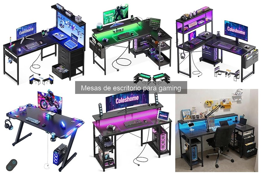 Problemas comunes en mesas de escritorio para gaming