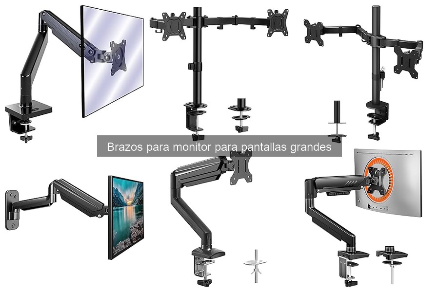 ¿Qué es un brazo para monitor y cómo funciona?