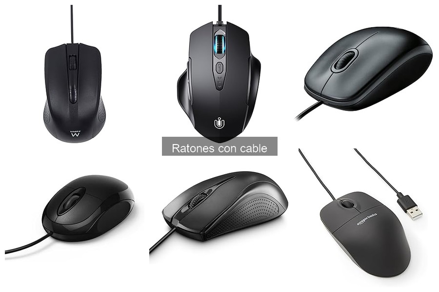 ¿Qué es un ratón con cable? Definición y características