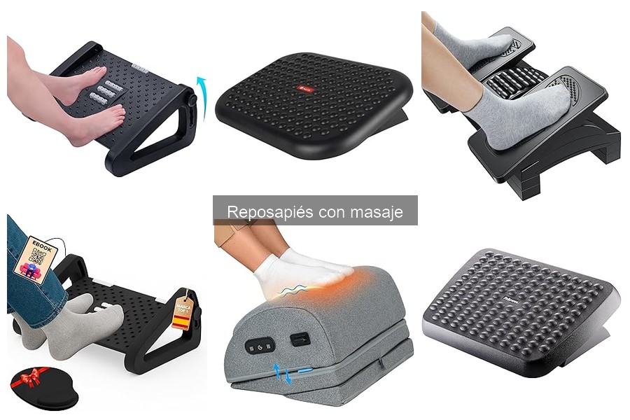 ¿Qué es un reposapiés con masaje? Características y beneficios