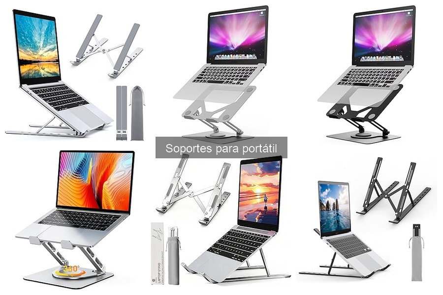 ¿Qué es un soporte para portátil? Características y tipos