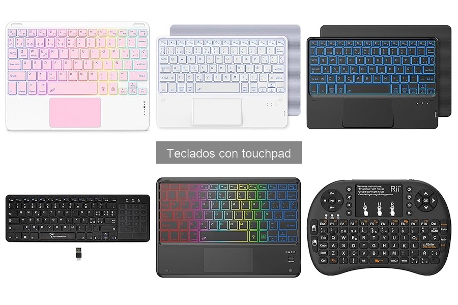 ¿Qué es un teclado con touchpad? Características y usos