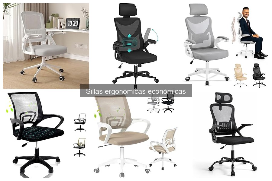 ¿Qué es una silla ergonómica económica? Beneficios y características
