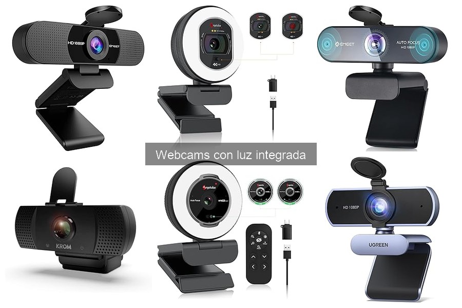 ¿Qué es una webcam con luz integrada? Características y usos