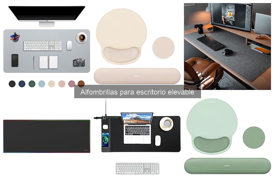 ¿Qué son las alfombrillas para escritorio elevable? Beneficios y características