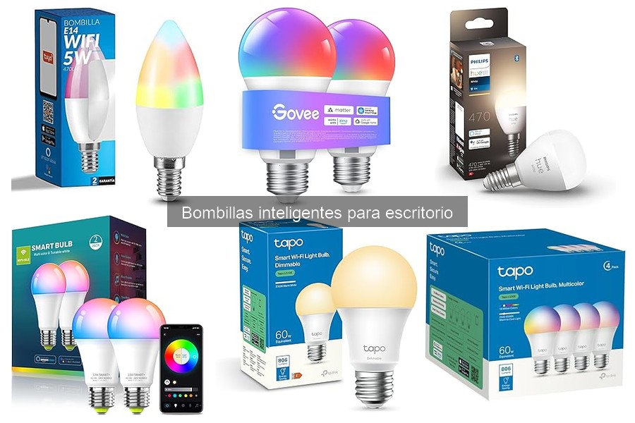 ¿Qué son las bombillas inteligentes para escritorio?