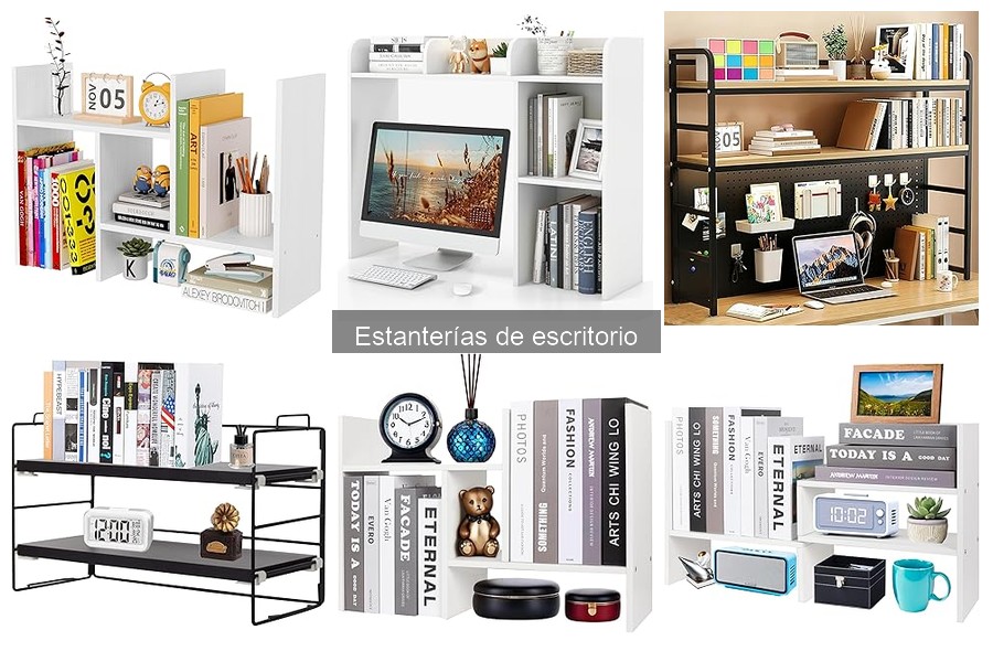 ¿Qué son las estanterías de escritorio? Tipos y funcionalidades