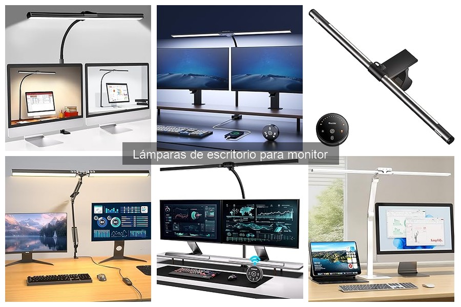 ** ¿Qué son las lámparas de escritorio para monitor? Beneficios y características