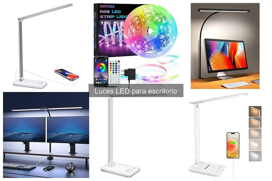 ¿Qué son las luces LED para escritorio? Características y beneficios