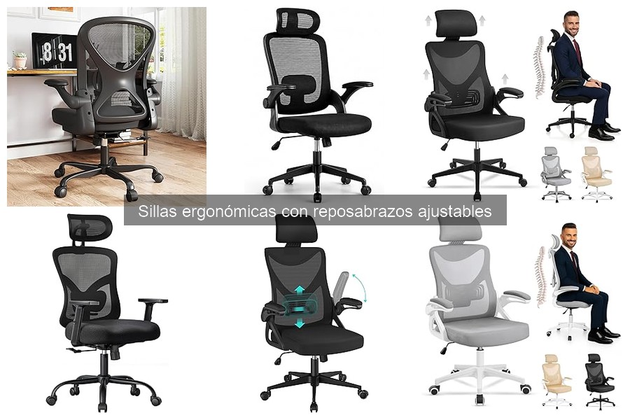 ¿Qué son las sillas ergonómicas con reposabrazos ajustables?