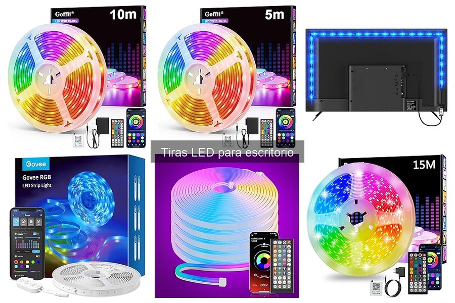 ¿Qué son las tiras LED para escritorio? Guía y características