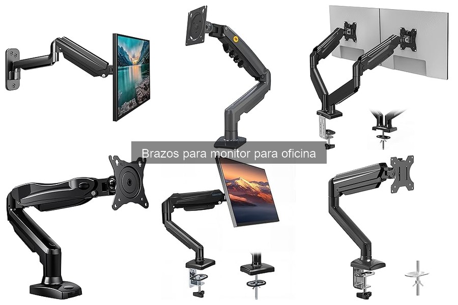 ¿Qué son los brazos para monitor y cómo funcionan?